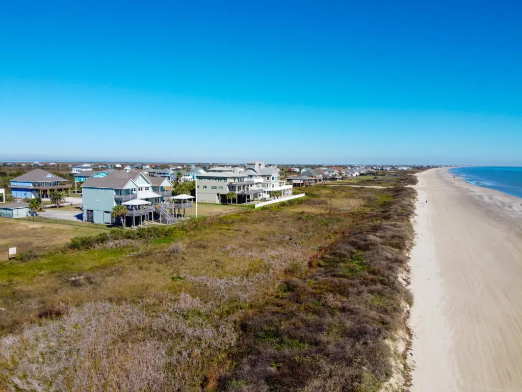 Views of the beach and the Gulf of Mexico beyond from 374 Atkinson 