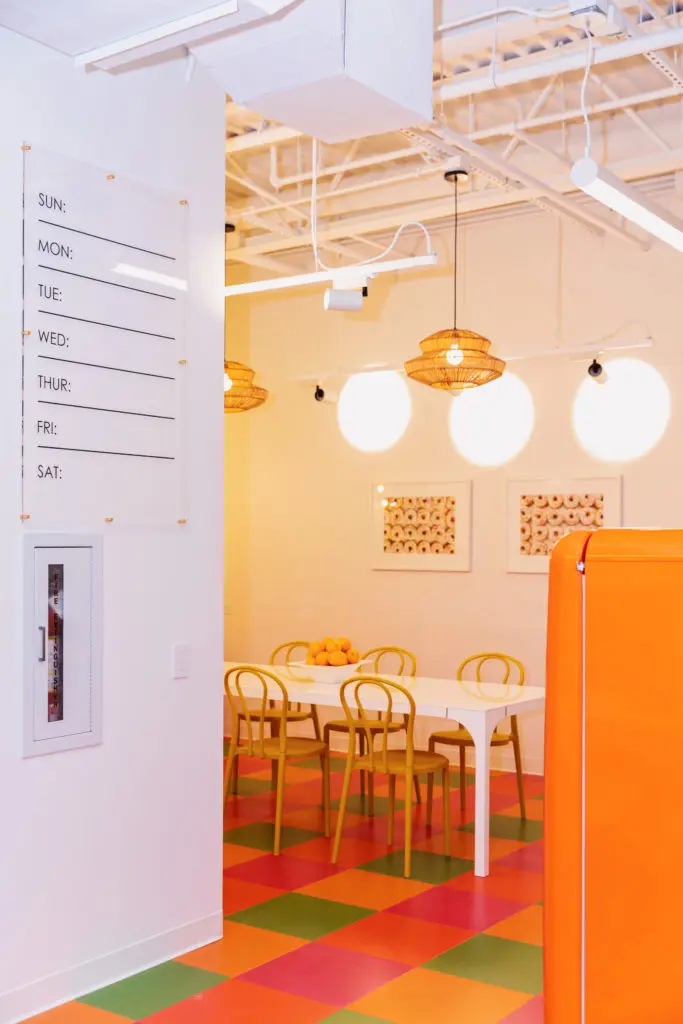 The break room at SheSpace