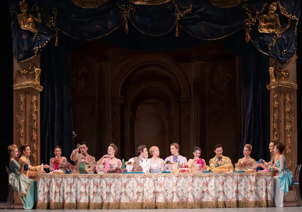 Artists of Houston Ballet in Stanton Welch's 'Marie.' (Photo by Amitava Sarkar, Courtesy of Houston Ballet)