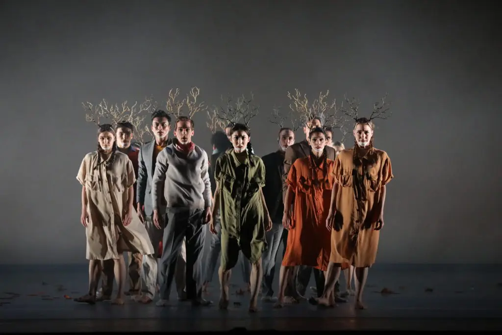 Artists of Houston Ballet in Disha Zhang's 'Elapse' (Photo by Amitava Sarkar, Courtesy of Houston Ballet)