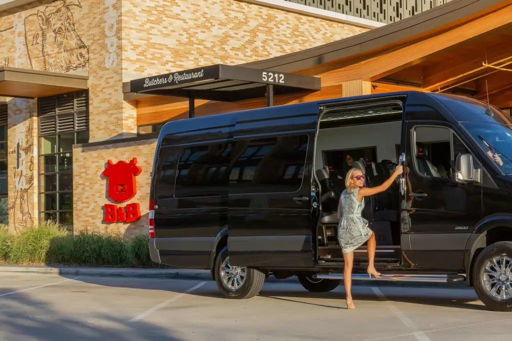 B&B Butcher's sprinter vans will shepherd diners to National Finals Rodeo events. 