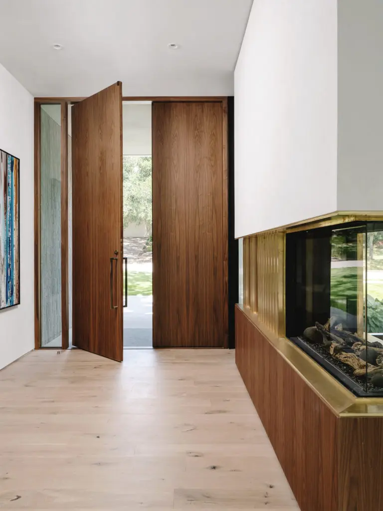 While the architectural oeuvre of Michael Hsu is contemporary, a richness of materials and texture delivers warmth. (Photo by Chase Daniel)