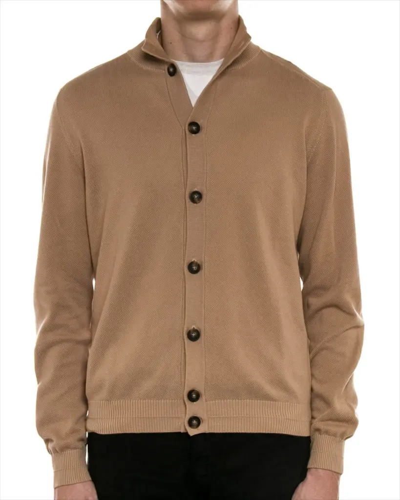 No time to wait for an order to arrive via e-commerce? Ten head to Korshak for some choices from Eleventy. (Camel Knit Cardigan, $595.00) 
