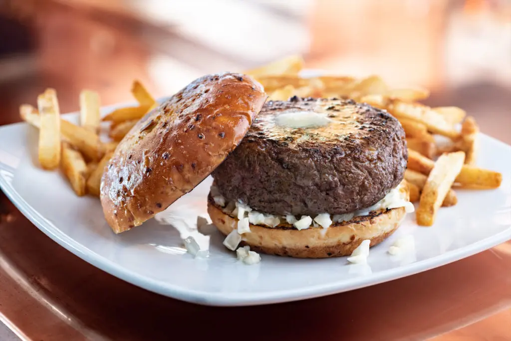 The BarNone Burger comes with a ten-ounce patty of wagyu beef. (Photo by Manny Rodriguez)