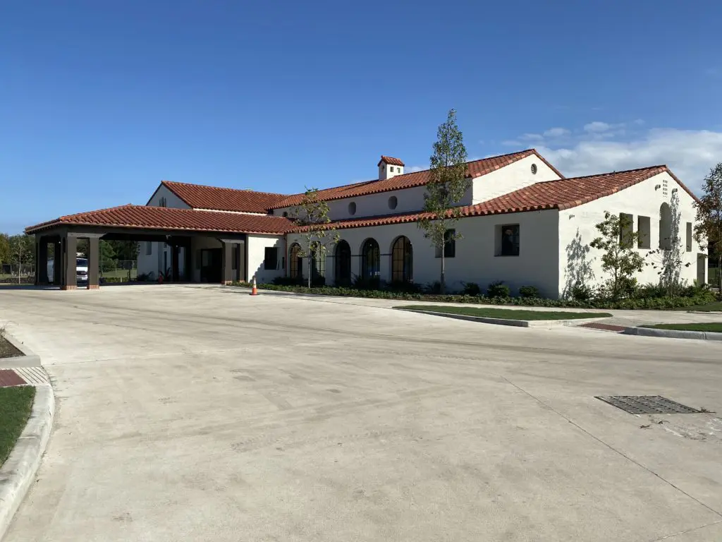 The $6 million renovation of the 1933 Historic Clubhouse, now known as Lott Hall, will be completed this month.  (Photo by Shelby Hodge)