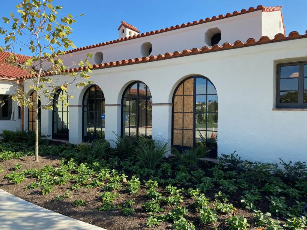 Architectural details of the renovation of the 1933 Historic Clubhouse, now known as Lott Hall.  (Photo by Shelby Hodge)
