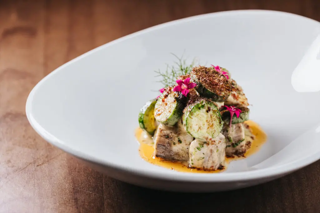 The Kampachi & Cucumber is also an appetizer on the Ichi Ni San menu. (Photo by Kathy Tran)