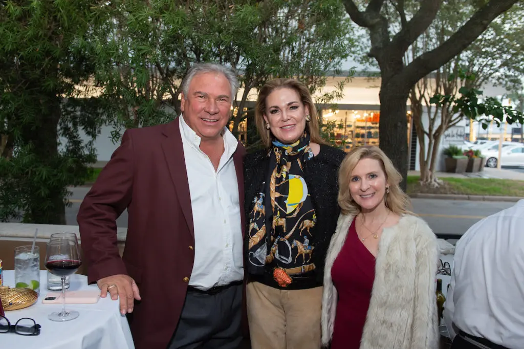  John Schiller, Kathleen Mecom Fogarty, Jules Harrison (Photo by Wilson Parish)