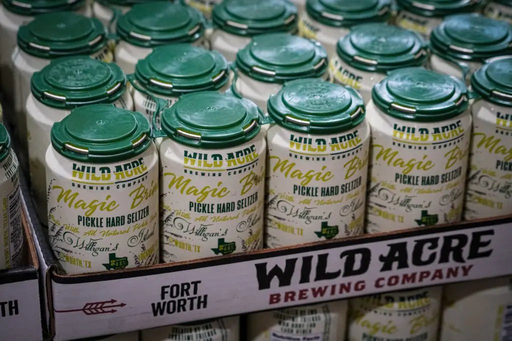 Pickle Hard Seltzer is a Willigan's Island collaboration.