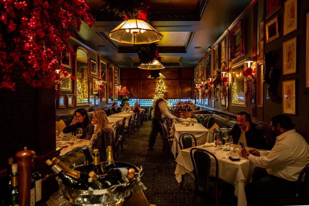 Turner's embraces the holiday season with stunning decor by John Friedman Flowers.  (Photo by Jenn Duncan)