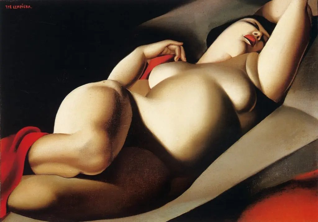 Tamara de Lempicka's “La Belle Rafaëla,” 1927. Image courtesy and © the Tamara de Lempicka Estate, LLC.