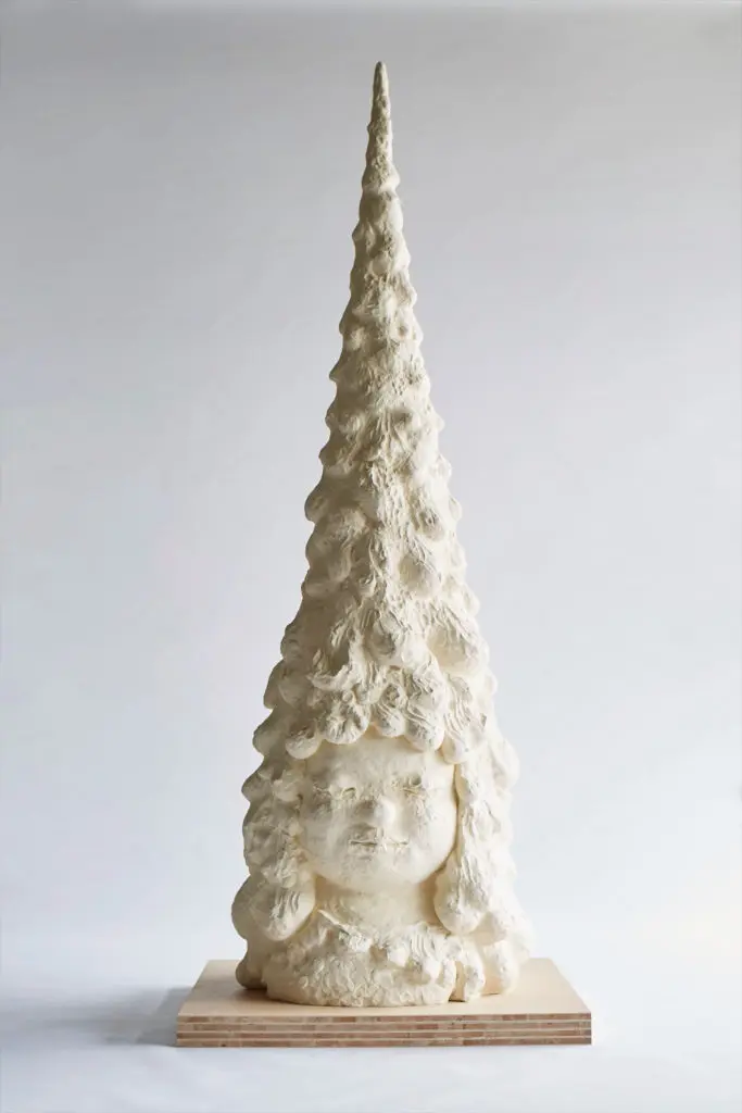 Yoshitomo Nara's "Miss Forest/ Creamy Snow", 2016 at Dallas Contemporary. Yoshitomo Nara is a leading artist of the Superflat movement. (Courtesy of Nara, Blum & Poe, and Pace Gallery)
