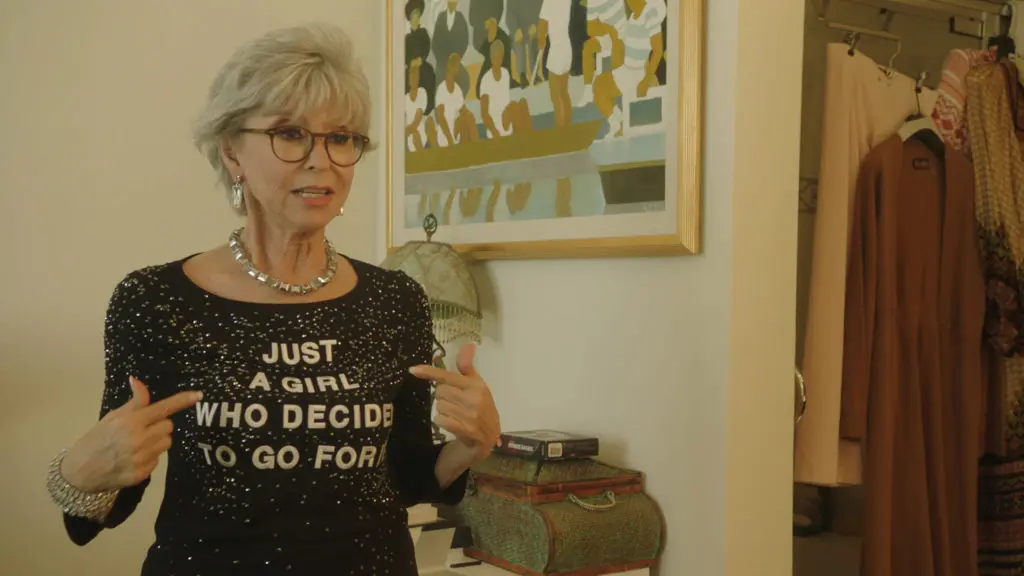A still from Rita Moreno: Just a Girl Who Decided to Go For by Mariem Pérez Riera, an official selection of the U.S. Documentary Competition at the 2021 Sundance Film Festival. Courtesy of Sundance Institute.

All photos are copyrighted and may be used by press only for the purpose of news or editorial coverage of Sundance Institute programs. Photos must be accompanied by a credit to the photographer and/or 'Courtesy of Sundance Institute.' Unauthorized use, alteration, reproduction or sale of logos and/or photos is strictly prohibited.