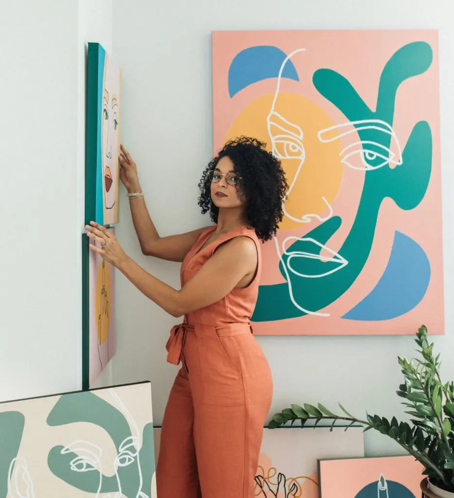 Austin-based artist Alannah Tiller was one of three Black talents tapped by Pressed Juicery to create a juice label in salute to Black History Month. (Photo by Taylor Prinsen Photography)
