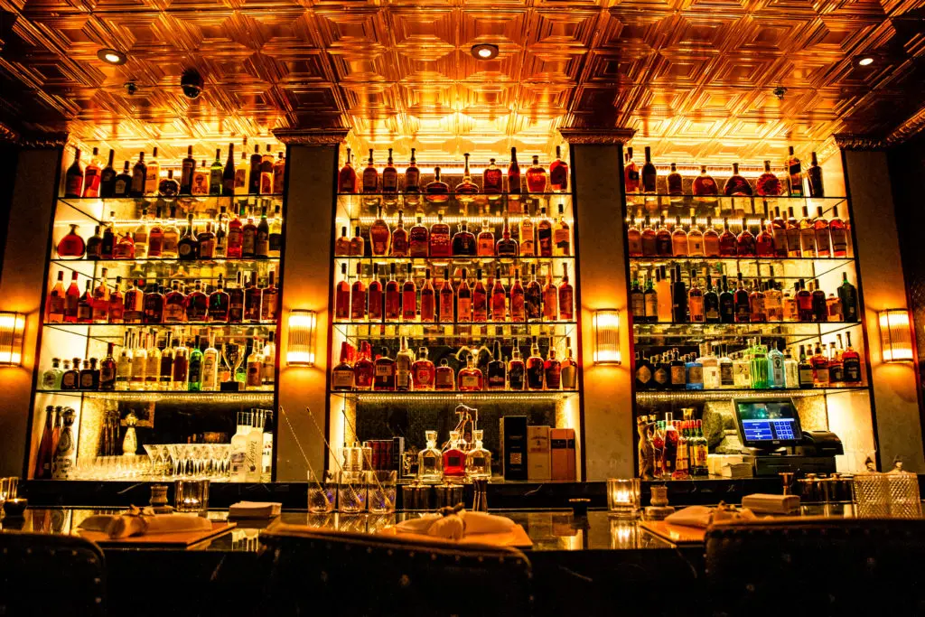 The bar at Turner's begins welcoming diners to lunch on Wednesday. (Photo by Jenn Duncan)
