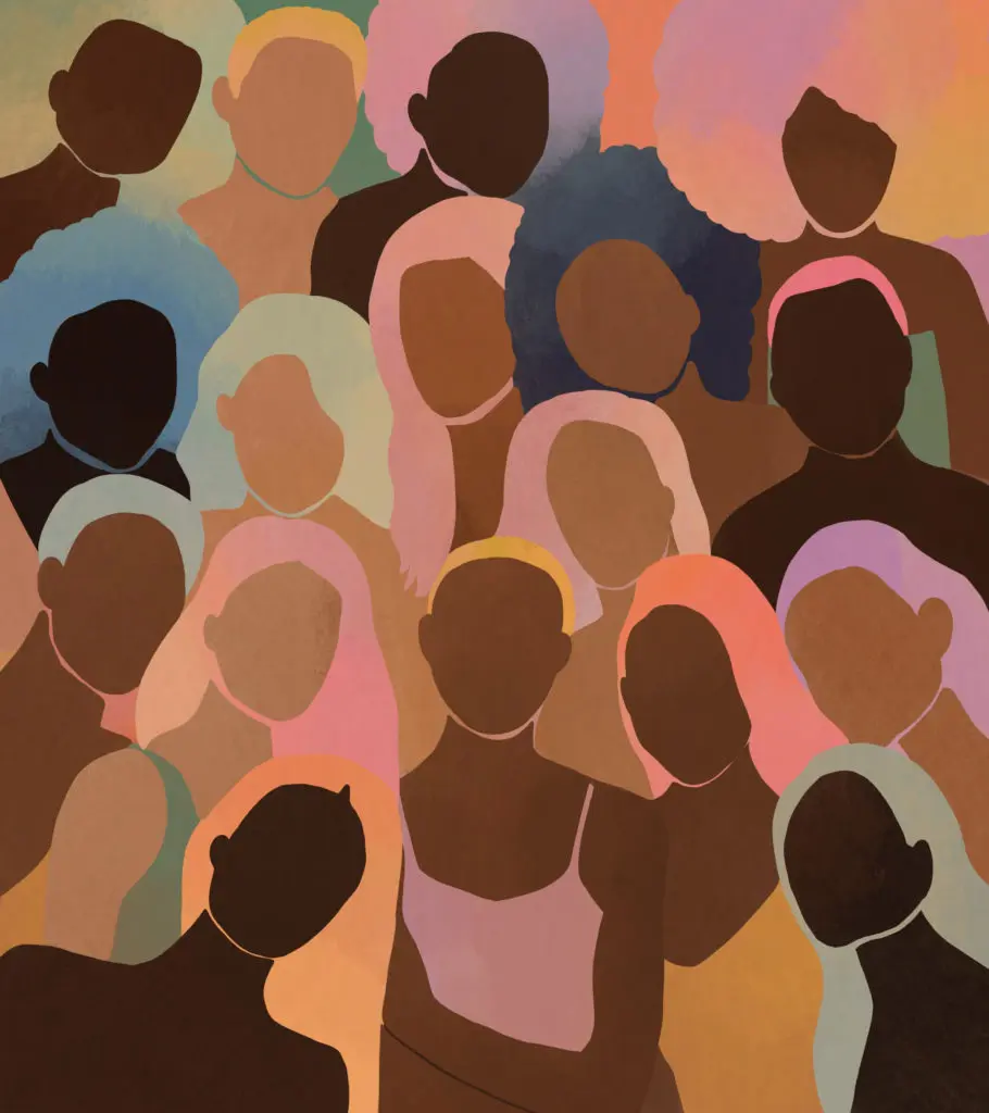 Artist Mikenzi Jones' 'Melanin Rainbow' graces the label of Pressed Juicery's Orange Tumeric, a salute to Black History month.