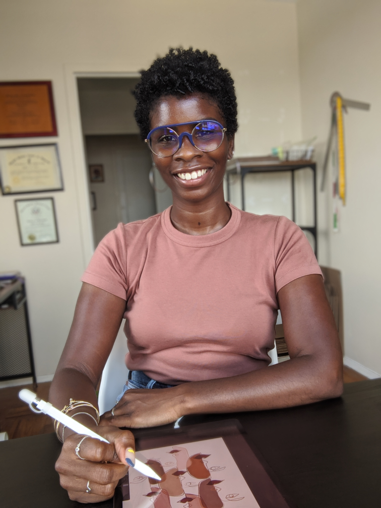 Artist Perryn Ford was one of three Black talents tapped by Pressed Juicery to create a juice label in salute to Black History month.