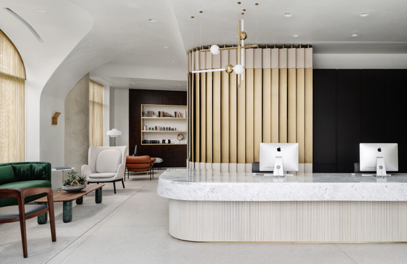 Michael Hsu Office of Architecture designed the Westlake Dermatology & Cosmetic Surgery clinic in San Antonio's Alamo Heights.  (Photo courtesy of Westlake Dermatology)  
