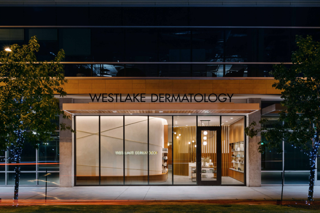 Michael Hsu Office of Architecture designed the Westlake Dermatology & Cosmetic Surgery Lamar Central clinic in Austin. (Photo courtesy of Westlake Dermatology)