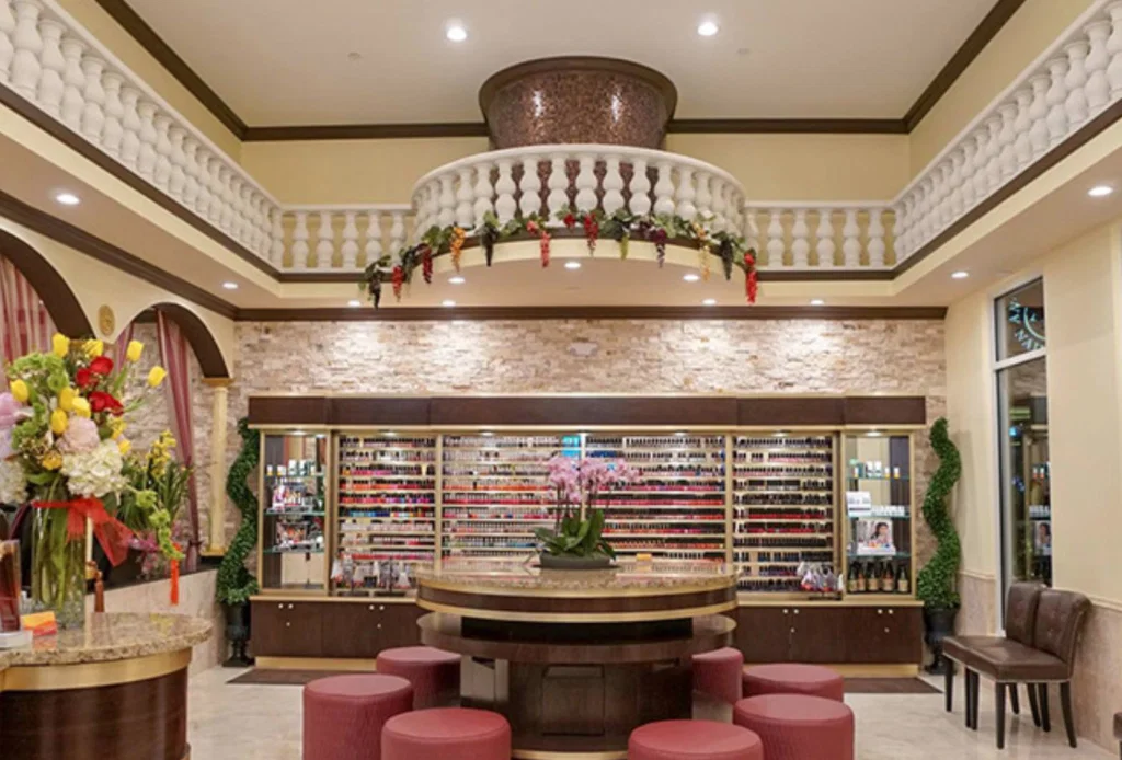 Anthony Vince Nail Spa is a beautifully appointed salon offering up-to-date services and licensed staff plus professional nail care lines.