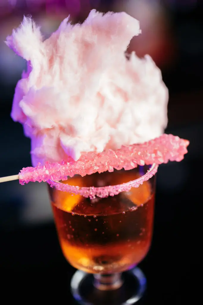 Eat your cotton candy — and drink it, too. (Photo by Timothy Alsbrooks)