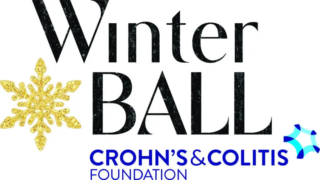 The new official logo of the Winter Ball, sponsored by the Crohn's & Colitis Foundation. 