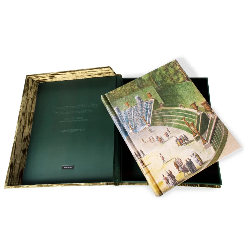 Only 100 copies have been printed of the exquisite Assouline book,  Versailles: From Louis IX to Jeff Koons Special Edition (Photo by Assouline)