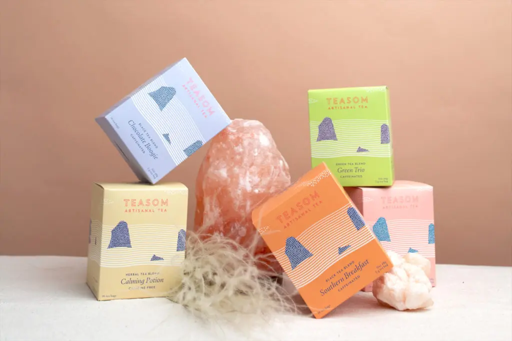 Teasom currently offers 12 artisanal tea blends in shop and online.  