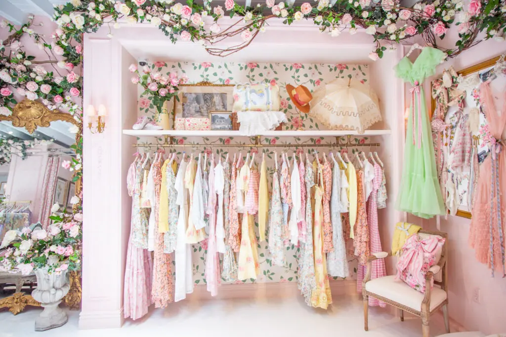 Inside LoveShackFancy's Melrose Place store