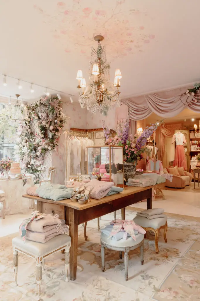 Inside the newly opened Madison Avenue location of LoveShackFancy.