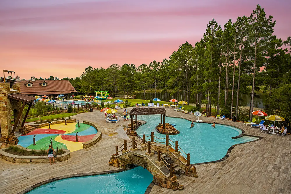 The resort-style pools at The Fort, Golf Inc.’s Amenity of the Year