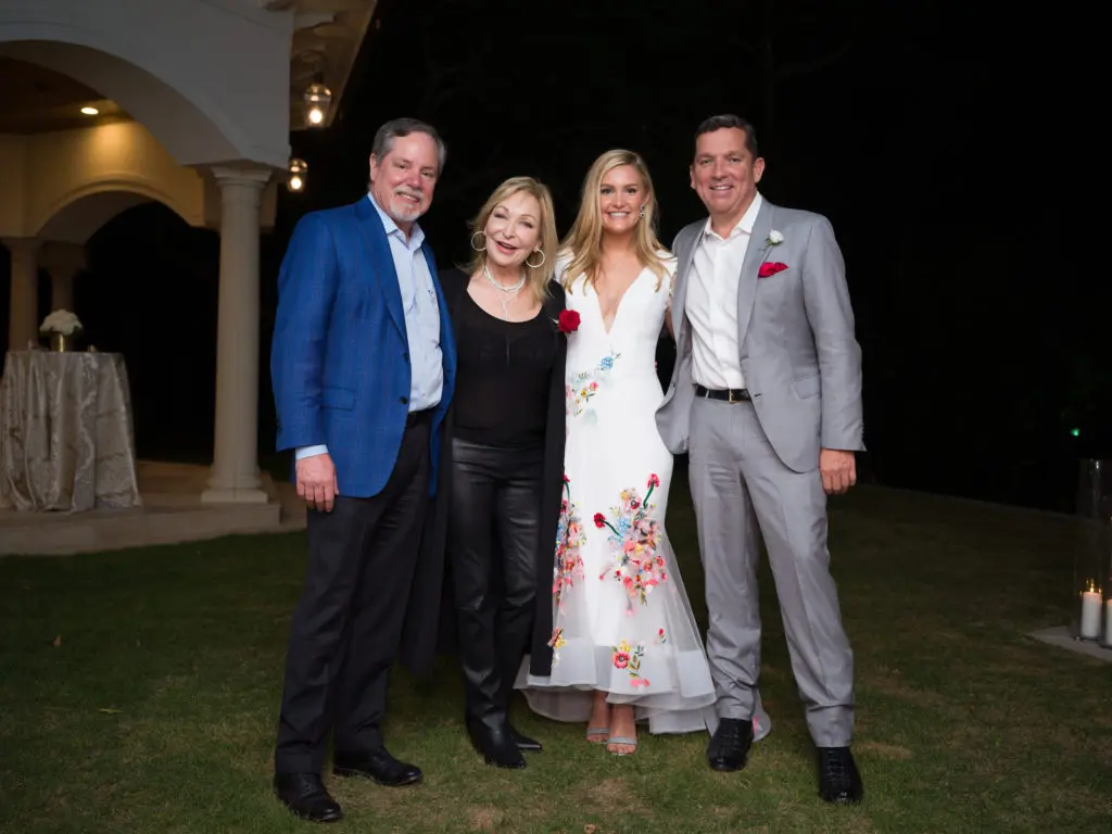 Engagement party hosts Brook & Julie Brookshire fête Frances Moody and fiancé Tony Buzbee.