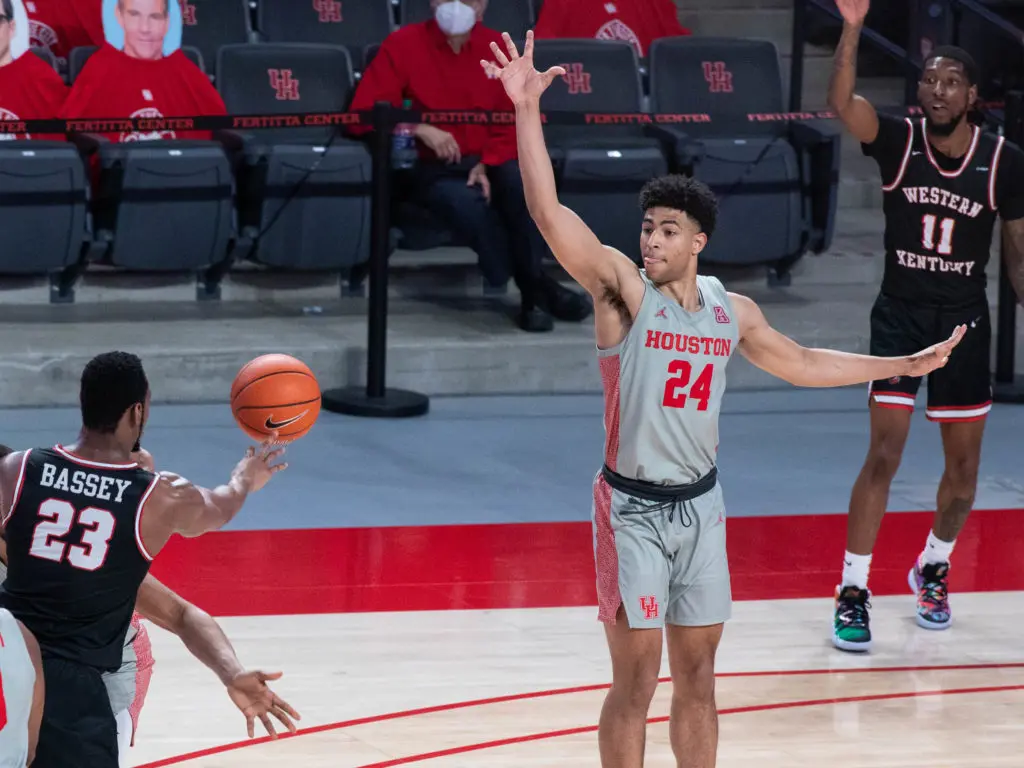 UH's Quentin Grimes is one of the top guards in America. (Photo by F. Carter Smith)