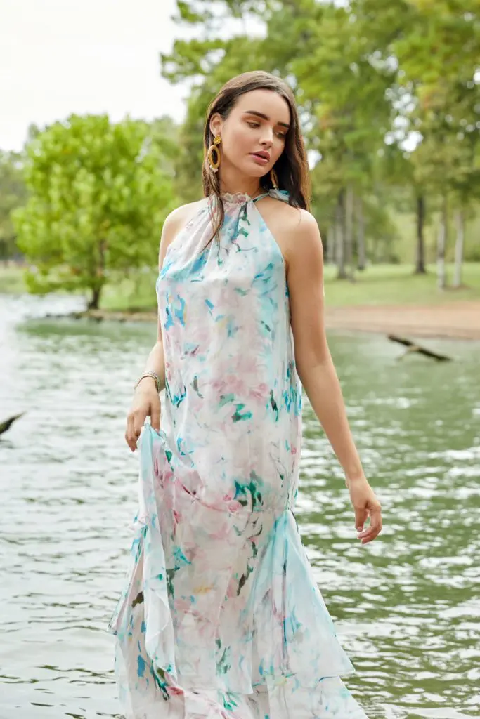 Feminine florals are at the heart of collections created by Houston-based designer Christy Lynn Lee.
