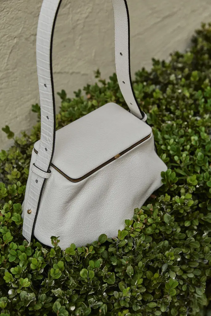 The Conservatory's basket shaped Bates Pouch Bag.   