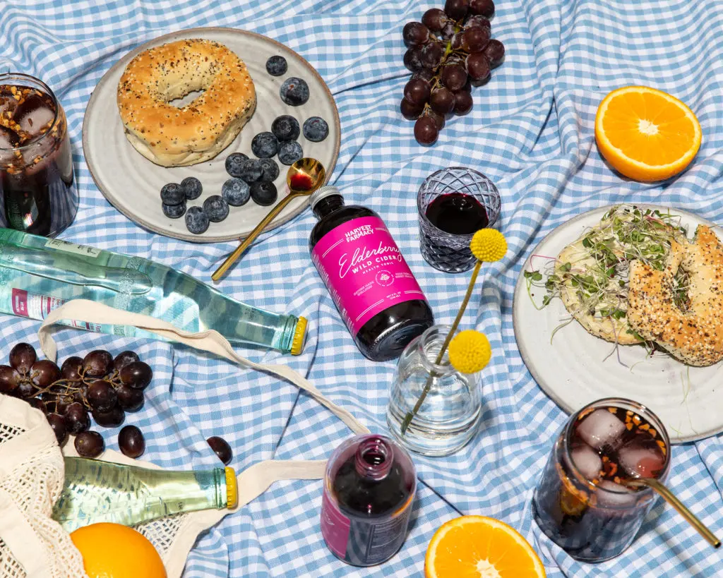 Made from fresh elderberries not dehydrated ones.