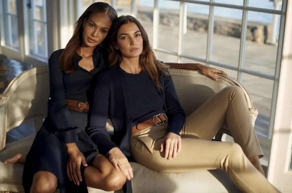 Lily Aldridge and Joan Smalls as the faces of the new Lauren Look campaign