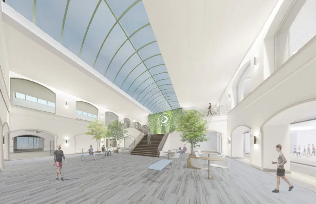The Houstonian Club atrium part of the $23.5 million renovation that beings in March.