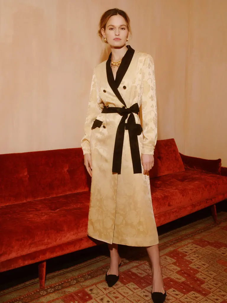 Markarian Dionysia double-breasted shirtdress. (Photo courtesy of Markarian)