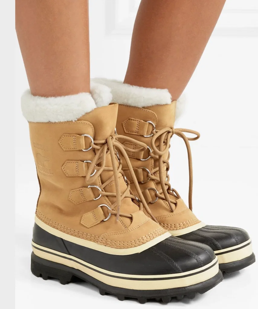 The old school design of Sorel's caribou fleece-trimmed lace-ups is always a winner in the keep-warm and don't-slip category.