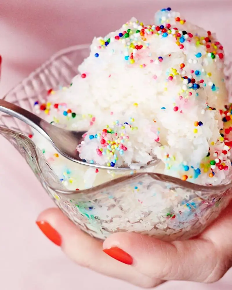 You'll be a hero for making Snow Ice Cream. (Photo by The Kitchn)