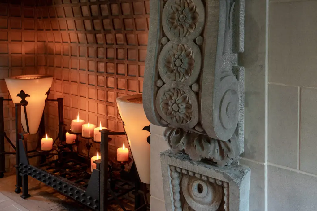 Colleen Romanov sourced many of the exquisite continental architectural details herself. 