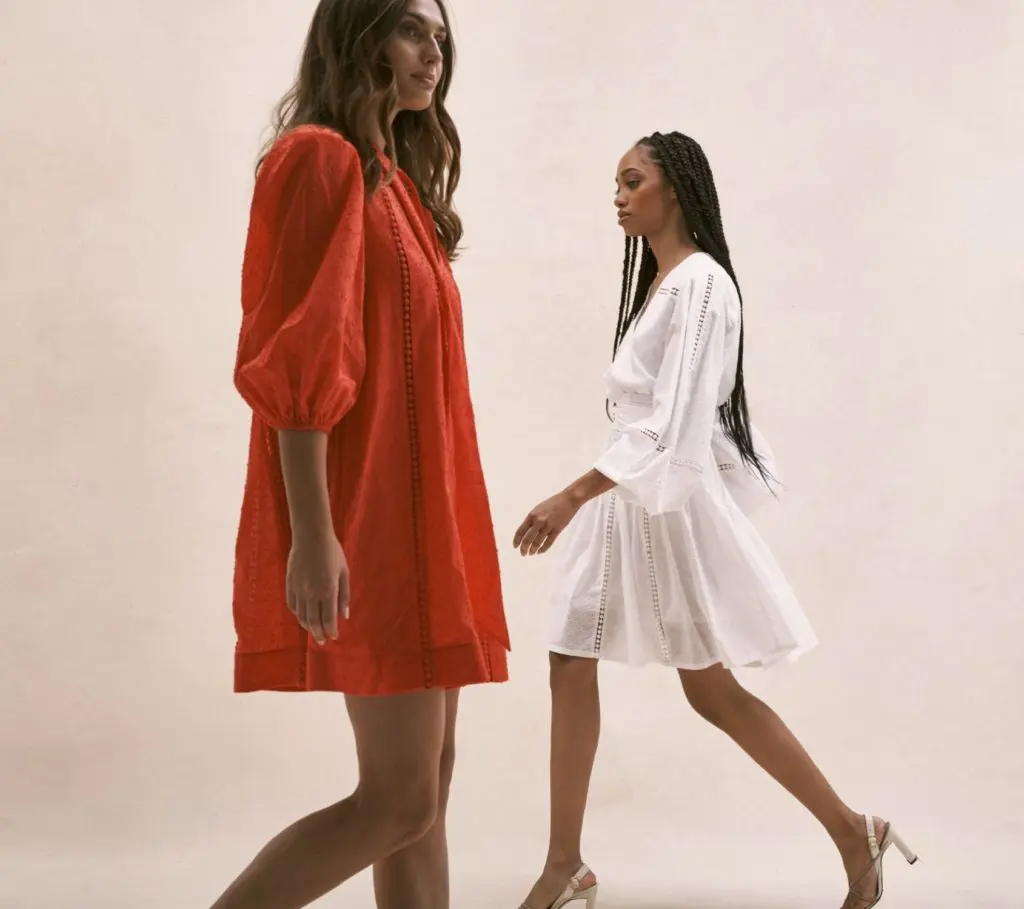 Flowy and feminine dresses from the TOCCIN NY spring look book. 