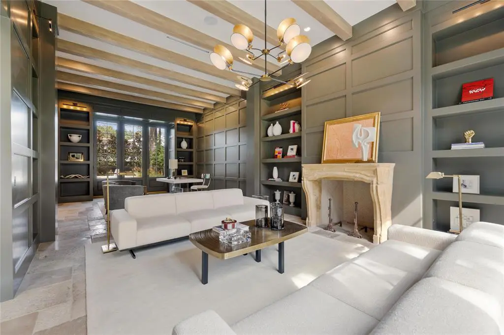 Old World elegance combines with modern design in the residence at 2164 Chilton in River Oaks. 