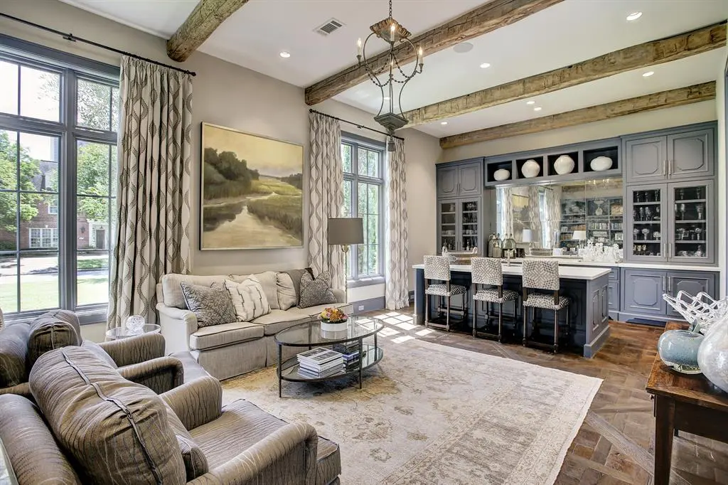 Interior decor of the 5578 Tilbury Drive home in Tanglewood was designed by Marilyn Phillips.