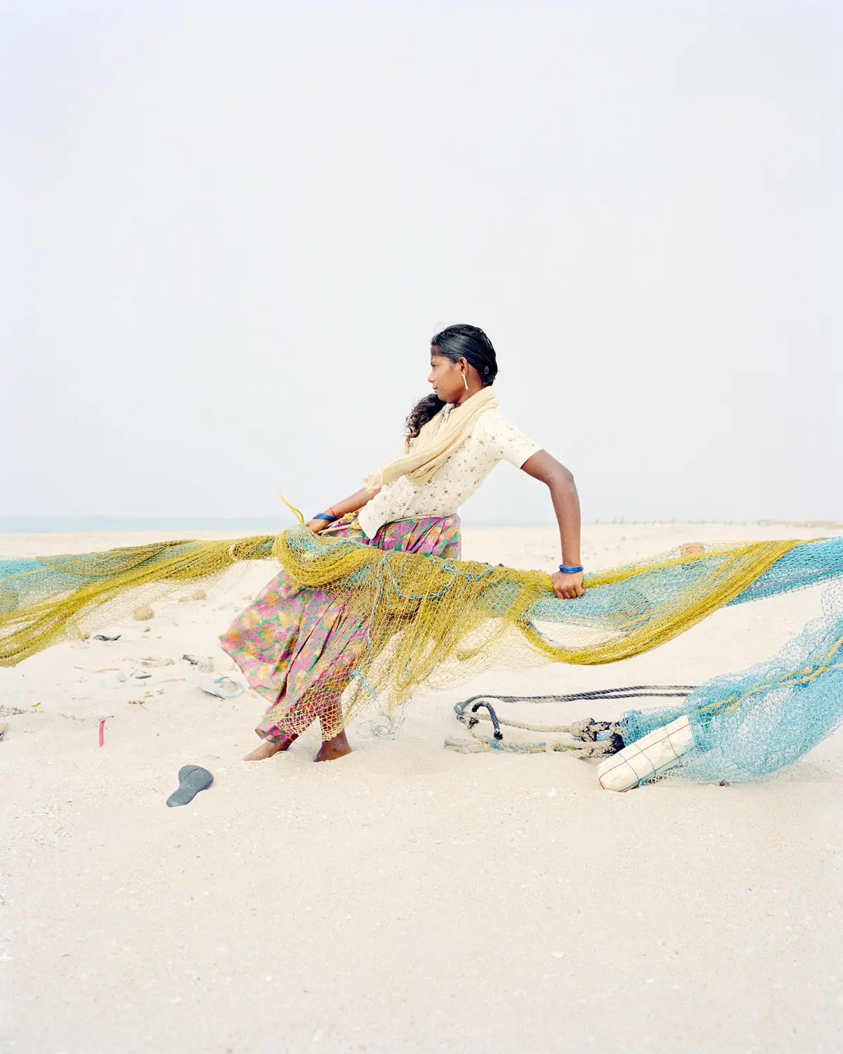 Vasantha Yogananthan's Howling Winds, from "A Myth of Two Souls,"2019. The French photographer, of half Sri Lankan descent, has been on a seven-year creative odyssey across Indian to interpret the Sanskrit epic, the Ramayana.