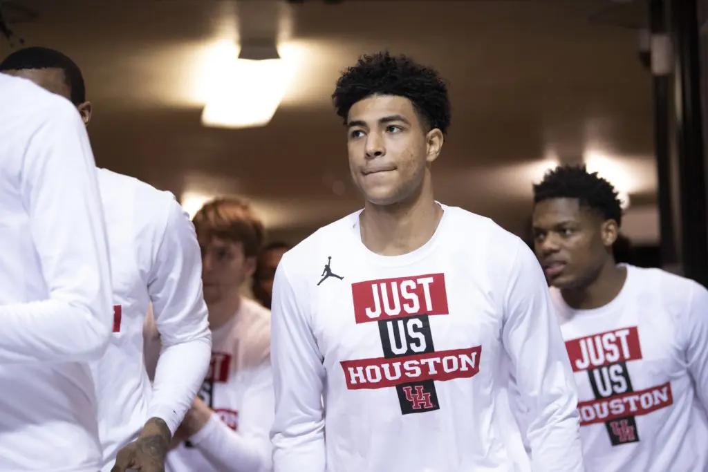 Quentin Grimes and the rest of the Cougars are a very together group. (Photo by Ben Solomon/NCAA Photos via Getty Images)