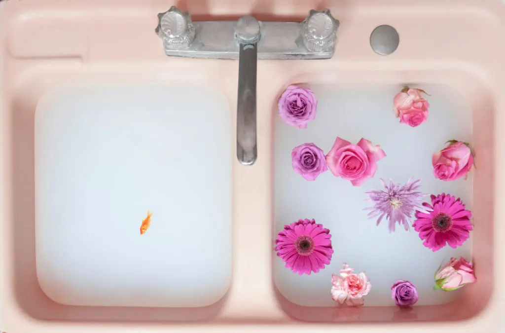 "Ashley," part of San Antonio artist Jorge Villarreal's sink series. 