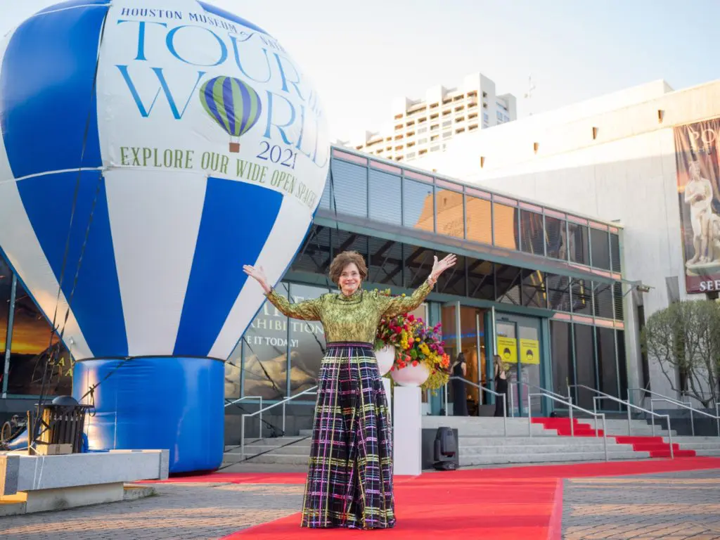 Houston Museum of Natural Science 'Tour the World' gala chair Bobbie Nau, who led the charge for a record $2 million windfall. (Photo by Daniel Ortiz)