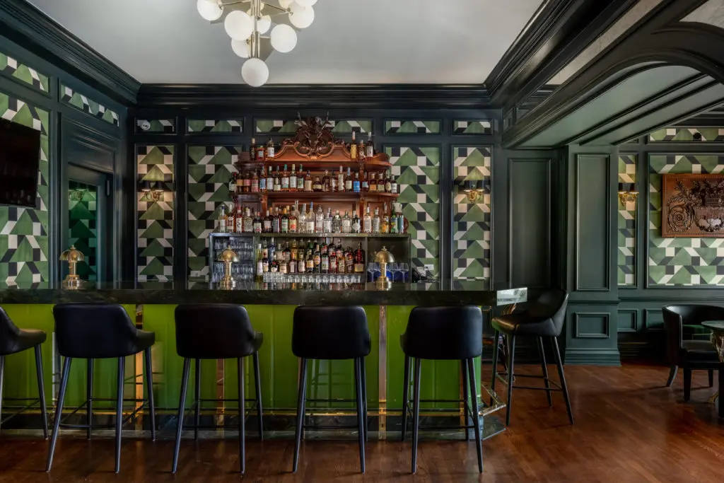 Bar No. 3 in La Colombe d'Or is posh and sophisticated, a sure draw for Montrose area cognoscenti and beyond. (Photo courtesy of La Colombe d'Or)